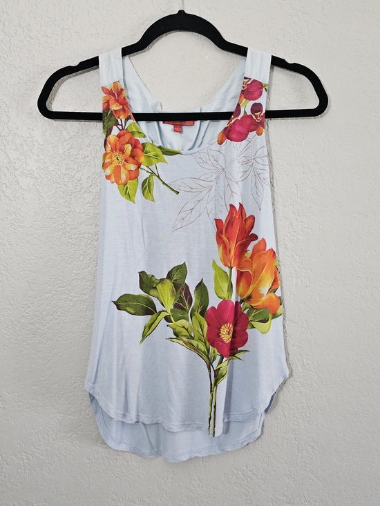 One September Tops - Anthropologie/One September Vibrant Floral Tank Top Womens Small